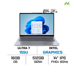 Laptop Lenovo Thinkbook 14 Gen 7 IML 21MR0072VN (Ultra 7 155U, Intel Graphics, RAM 16GB DDR5, SSD 512GB, 14 Inch IPS FHD+ 60Hz, Win 11)