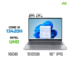 Laptop Lenovo Thinkbook 16 G6 IRL 21KH00Q1VN (i5-13420H, UHD Graphics, RAM 16GB DDR5, SSD 512GB, 16 Inch IPS WUXGA 60Hz)