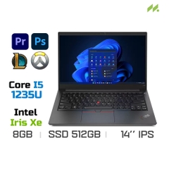 Laptop Lenovo ThinkPad E14 Gen 4 21E300DPVA (i5-1235U, Iris Xe Graphics, Ram 8GB DDR4, SSD 512GB, 14 Inch IPS FHD 60Hz)