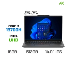 Laptop Lenovo ThinkPad E14 Gen 5 21JK00FSVA (i7-13700H, UHD Graphics, RAM 16GB DDR4, SSD 512GB, 14 Inch IPS WUXGA 60Hz, No OS)