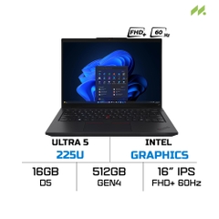 Laptop Lenovo ThinkPad L16 Gen 2 21SA000FVA (Ultra 5 225U, Intel Graphics, RAM 16GB DDR5, SSD 512GB, 16 Inch IPS WUXGA 60Hz, NoOS)