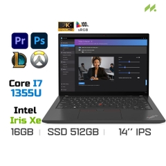 Laptop Lenovo ThinkPad T14 Gen 4 21HD006GVN (i7-1355U, Iris Xe Graphics, Ram 16GB DDR5, SSD 512GB, 14 Inch IPS 2.2K)