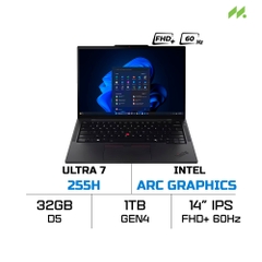 Laptop Lenovo ThinkPad T14s Gen 6 21R10003VA (Ultra 7 255H, Intel Arc Graphics, RAM 32GB LPDDR5x, SSD 1TB, 14 Inch IPS FHD+, 60Hz, NoOS)