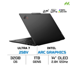 Laptop Lenovo ThinkPad X1 Carbon Gen 13 Aura Edition 21NS010JVN (Ultra 7 258V, Intel Arc Graphics, RAM 32GB LPDDR5X, SSD 1TB, 14 Inch OLED 2.8K 120Hz 100% DCI-P3, Win 11 Pro)