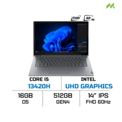 Laptop Lenovo V14 G5 83HD0062VA (i5-13420H, UHD Graphics, RAM 16GB DDR5, SSD 512GB, 14 Inch IPS FHD 60Hz, NoOS)