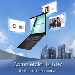 Laptop MSI Commercial 14 B1MXG-670XVNCP (Core 7 150U, Intel Graphics, RAM 16GB DDR5, SSD 512GB, 14 Inch IPS FHD 60Hz, NoOS)