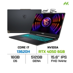 Laptop MSI Cyborg 15 A13VEK-2089VN (i7-13620H, RTX 4050 6GB, RAM 16GB D5, SSD 512GB, 15.6 Inch FHD IPS 144Hz)