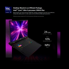 Laptop MSI Raider 18 Max HX A2WI-1285VN (Ultra 9 290HX Plus, RTX 5080 16GB, RAM 64GB DDR5, SSD 2TB, 18 Inch MiniLED UHD+ 120Hz 100% DCI-P3, Win 11 Home)