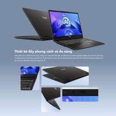 Laptop MSI Venture 14 AI A1MG-059VNCP (Ultra 7 155H, Intel Arc Graphics, RAM 16GB DDR5, SSD 512GB, 14 Inch IPS FHD+ 60Hz, Win 11 Home)