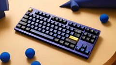 Bàn phím cơ không dây Lemokey L4 Navy Blue RGB Hotswap CNC Aluminum (Keychron Sw)
