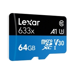 Thẻ Nhớ MicroSDXC Lexar A1 64GB 633x U3 95MB/s LSDMI64GBBAP633A