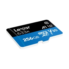 Thẻ Nhớ MicroSDXC Lexar U3 V30 A1 256GB 633x 95MB/s LSDMI256BBAP633A