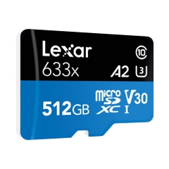 Thẻ Nhớ MicroSDXC Lexar U3 V30 A2 512GB 633x 100MB/s LSDMI512BBAP633A
