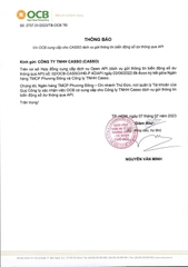Loa Thanh Toán OCB