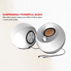 Loa vi tính Creative Pebble White 4.4W x2 (RMS)