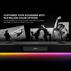 Loa vi tính Creative Sound Blaster Katana V2 RGB Black Bluetooth Super X-Fi 252W (RMS)