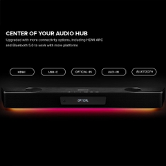 Loa vi tính Creative Sound Blaster Katana V2 RGB Black Bluetooth Super X-Fi 252W (RMS)