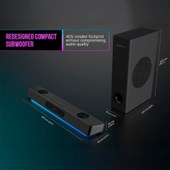 Loa vi tính Creative Sound Blaster Katana V2X Black Bluetooth Super X-Fi 90W (RMS)