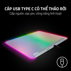Lót chuột Razer Firefly V2 Pro RGB Phantom White Edition RZ02-04920400-R3M1
