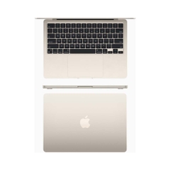 Macbook Air M2 Starlight MLY13SA/A (Apple M2, 8-Cores GPU, Ram 8GB, SSD 256GB, 13.6 Inch IPS Retina)