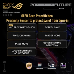 Màn hình 2K ASUS ROG Swift OLED PG27AQWP-G EDITION 20 OLED 27 Inch QHD 540Hz Dual Mode