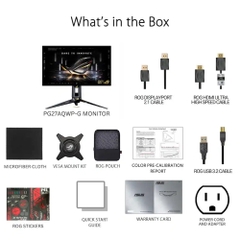 Màn hình 2K ASUS ROG Swift OLED PG27AQWP-G EDITION 20 OLED 27 Inch QHD 540Hz Dual Mode