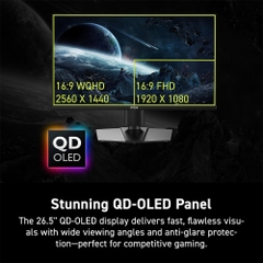 Màn hình 2K MSI MAG 272QP QD-OLED X24 27 inch WQHD 240Hz HDR