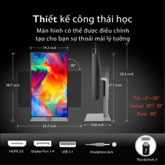 Màn hình 4K BenQ PD2725U IPS 27 Inch UHD 60Hz HDR USB-C Hub