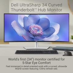 Màn hình cong 2K Dell UltraSharp 34 Inch IPS UWQHD 120 Hz USB-C Hub