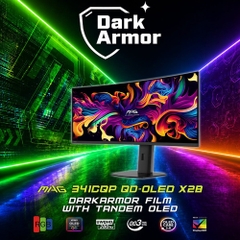 Màn hình cong 2K MSI MAG 341CQP QD-OLED X28 34 Inch UWQHD 280Hz HDR