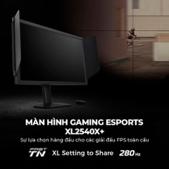 Màn hình Gaming Esport BenQ ZOWIE 24.1 Inch Fast TN 280Hz XL2540X+