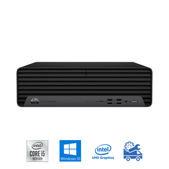 Máy bộ HP EliteDesk 800 G6 SFF 2H4D2PA (i5-10500, UHD 630, Ram 8GB, SSD 256GB, Windows 10 64-bit, DVDRW, USB Keyboard & Mouse)