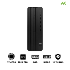 Máy bộ HP Pro Tower 280 G9 AY2G2PT (i7-14700, UHD 770, RAM 8GB DDR4, SSD 512GB, Windows 11 SL, USB Keyboard & Mouse)
