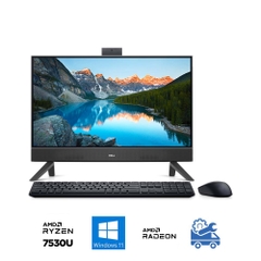 Máy tính All In One Dell Inspiron 5415 24 Inch 862TC (Ryzen 5 7530U, Radeon Graphics, Ram 8GB, 512GB SSD, Windows 11 64-bit, Wireless Keyboard & Mouse)