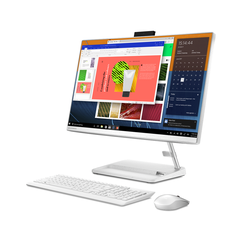 Máy tính All In One Lenovo IdeaCentre AIO 3 24ITL6 24 Inch IPS F0G000XFVN (i5-1135G7, Iris Xe Graphics, Ram 8GB, 256GB SSD, Windows 11 Home, Wireless Keyboard & Mouse)