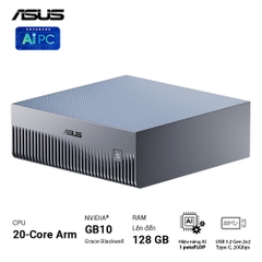 Máy tính Mini PC AI ASUS Ascent GX10 GX10-GG0012BN (GB10 ARM v9.2-A, GB10 Grace Blackwell Graphics)