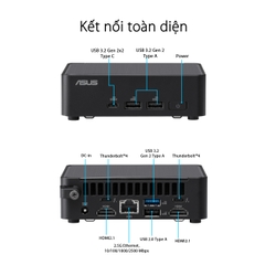 Máy tính Mini PC Asus NUC 14 Pro Tall RNUC14RVHU700000I (Ultra 7 155H, Arc Graphics)