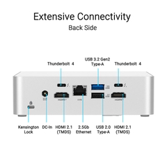 Máy tính Mini PC ASUS NUC 15 Pro Plus RNUC15CRSU700000I (Ultra 7 255H, Arc Graphics)
