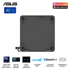 Máy tính Mini PC ASUS NUC 15 Pro Tall RNUC15CRHC500000I (Core 5 210H, Intel Graphics)