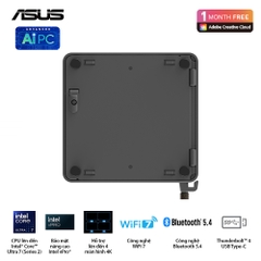Máy tính Mini PC ASUS NUC 15 Pro Tall RNUC15CRHU700000I (Ultra 7 255H, Arc Graphics)