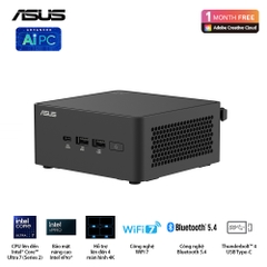 Máy tính Mini PC ASUS NUC 15 Pro Tall RNUC15CRHU700000I (Ultra 7 255H, Arc Graphics)