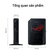 Máy tính Mini PC ASUS ROG NUC RNUC15JNK9X289A0 (Ultra 9 275HX, RTX 5080, RAM 32GB DDR5, SSD 1TB, Win 11)