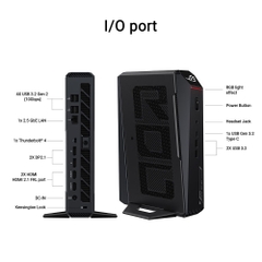 Máy tính Mini PC ASUS ROG NUC RNUC15JNK9X38AA3 (Ultra 9 275HX, RTX 5070 Ti 16GB GDDR7, RAM 32GB DDR5, SSD 2TB, Win 11)