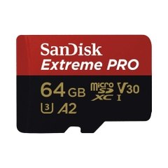 Thẻ Nhớ MicroSDXC SanDisk Extreme Pro V30 A2 64GB 200MB/s SDSQXCU-064G-GN6MA