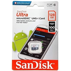 Combo Thẻ Nhớ MicroSDXC SanDisk Ultra 128GB 100MB/s 667x SDSQUNR-128G-GN6MN