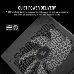 Nguồn máy tính Corsair HX1200i 2025 ATX 3.1 & PCIe 5.1 1200W 80 Plus Platinum CP-9020307-NA