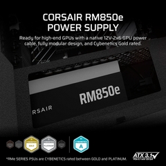 Nguồn máy tính Corsair RM850e ATX 3.1 850W Cybenetics Gold CP-9020296-NA