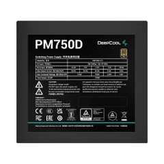 Nguồn máy tính Deepcool PM750D 750W 80 Plus Gold R-PM750D-FA0B-EU
