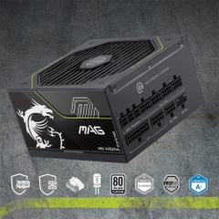 Nguồn máy tính MSI MAG A1200PLS PCIE5 1200W 80 Plus Titanium MAG-A1200PLS-PCIE5