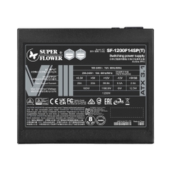 Nguồn máy tính SuperFlower LEADEX VIII Platinum Pro 1200W ATX3.1 Cybenetics Platinum SF-1200F14SP(T)